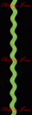 Zackenlitze " Lime "